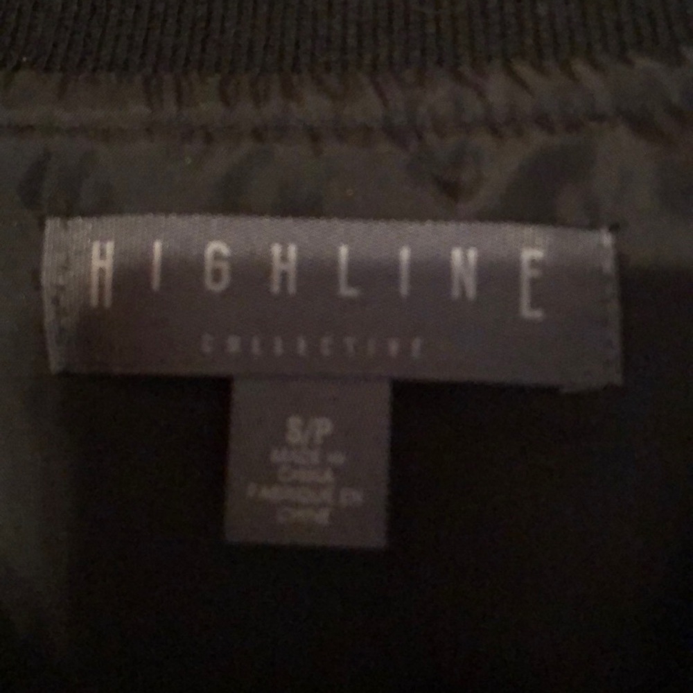 Highline Green Jacket With Patches Size Small - image 4